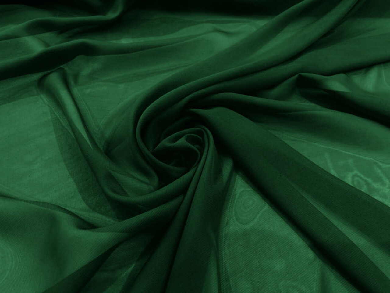 1 Yard 58/60" Width Solid Chiffon Lightweight Soft Polyester Fabric